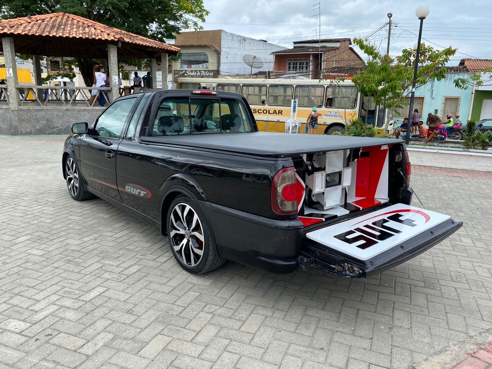 Meu sonho, saveiro surf, som automotivo